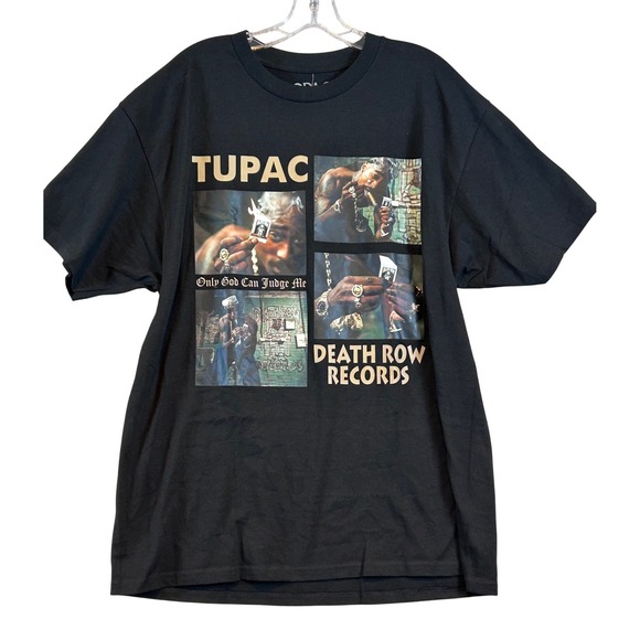 2Pac Other - NWT 2Pac Tupac Shakur Death Row Records Only God Can Judge Me Tee XL Hip Hop